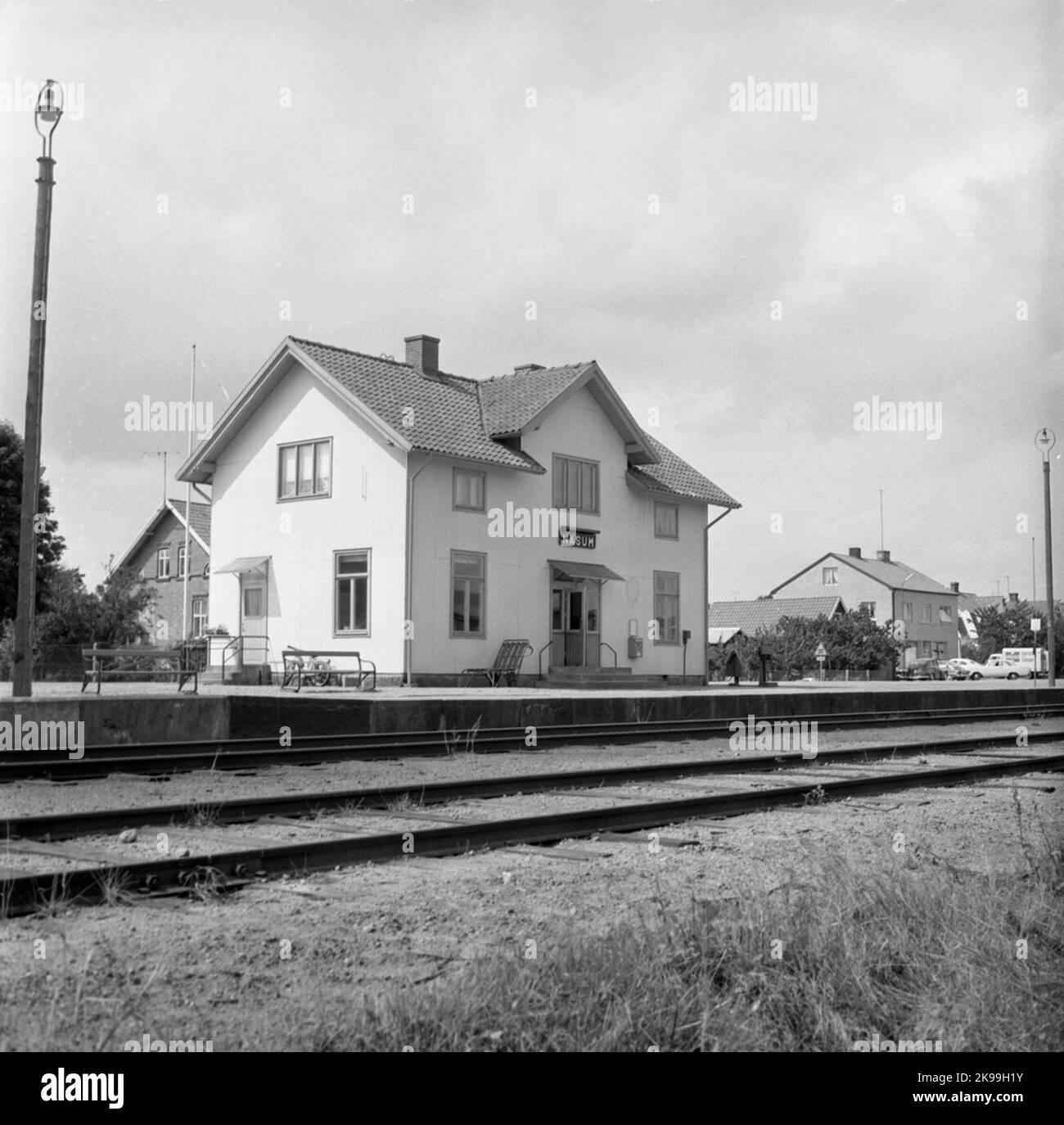 Näsum station Stock Photo