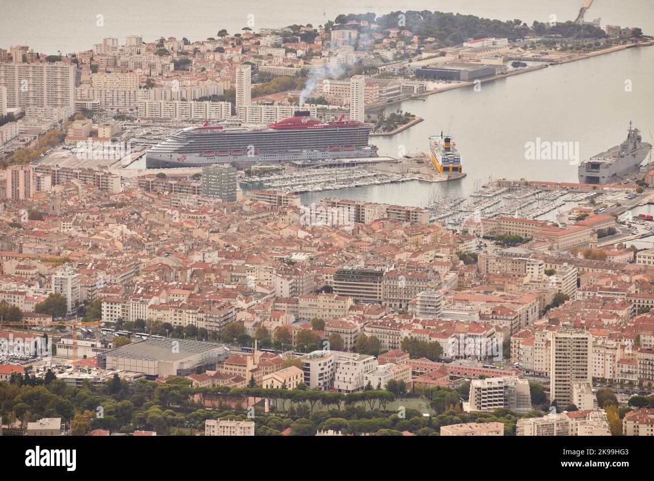 Toulon port city on southern France Mediterranean coast, The port