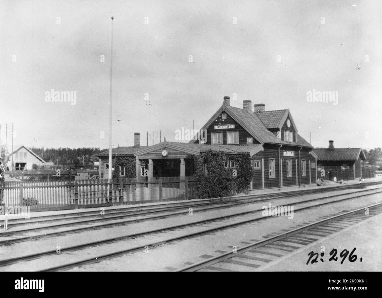 The station was opened in 1879. The station house was then a two