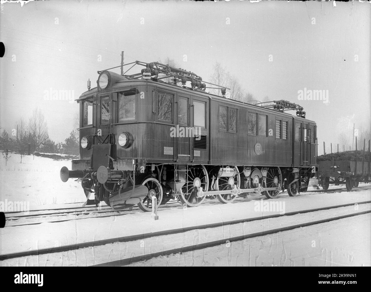 Sjs Machine State Railways, Sjs Ds 177. Carriage & Machine Factory ASJ Stock Photo ...