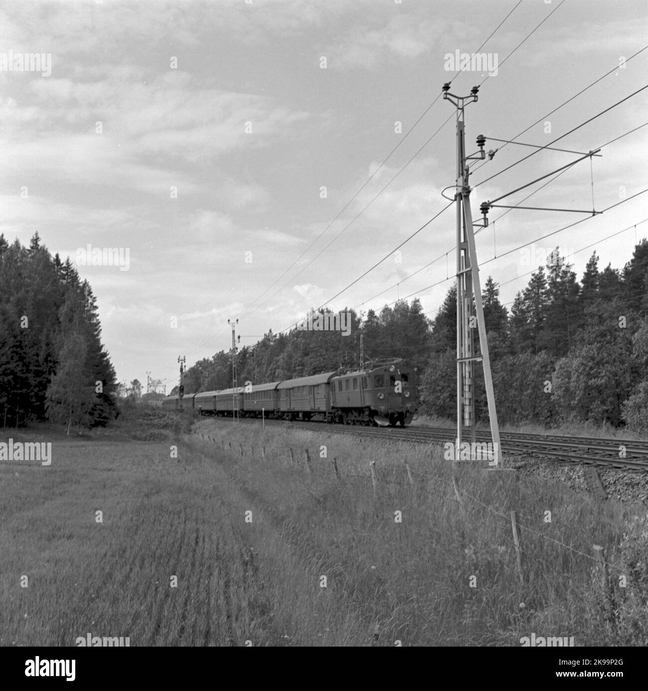 Passenger trains with Stock Photo Alamy