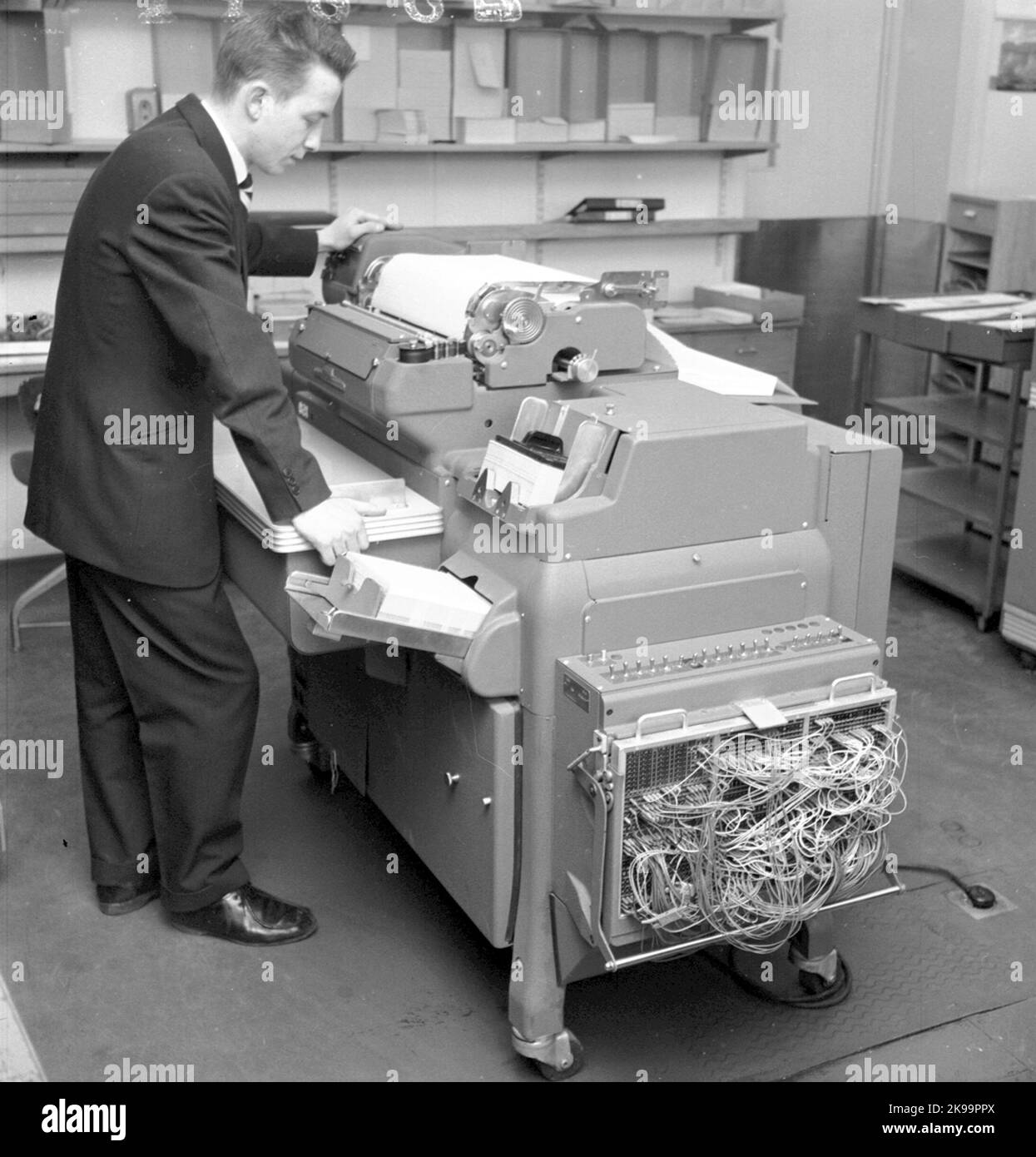 IBM Accounting Machine, part of the State Railway, SJ, Computer System