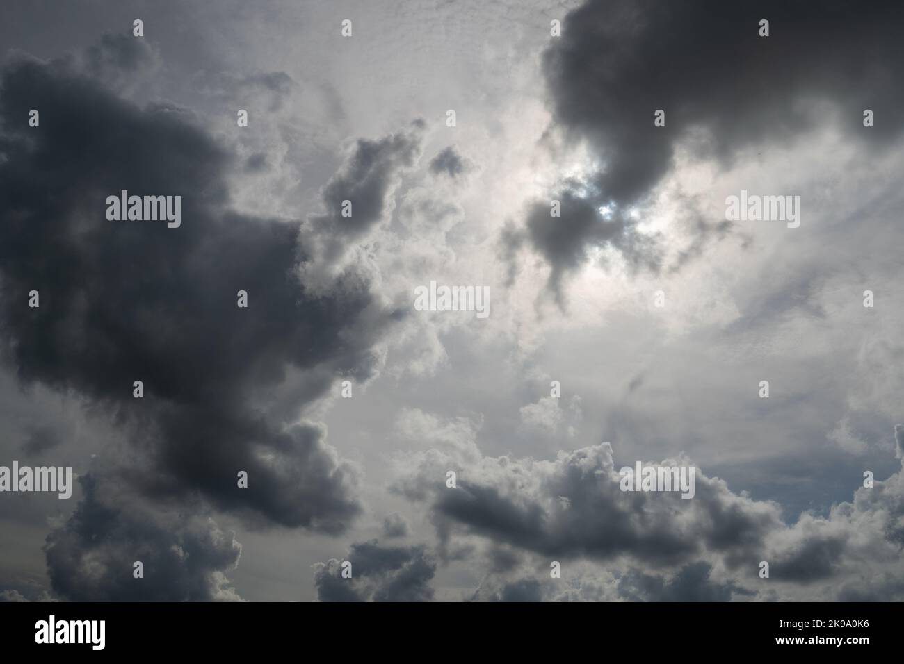 Dramatic storm clouds on sky, Natural background Stock Photo - Alamy