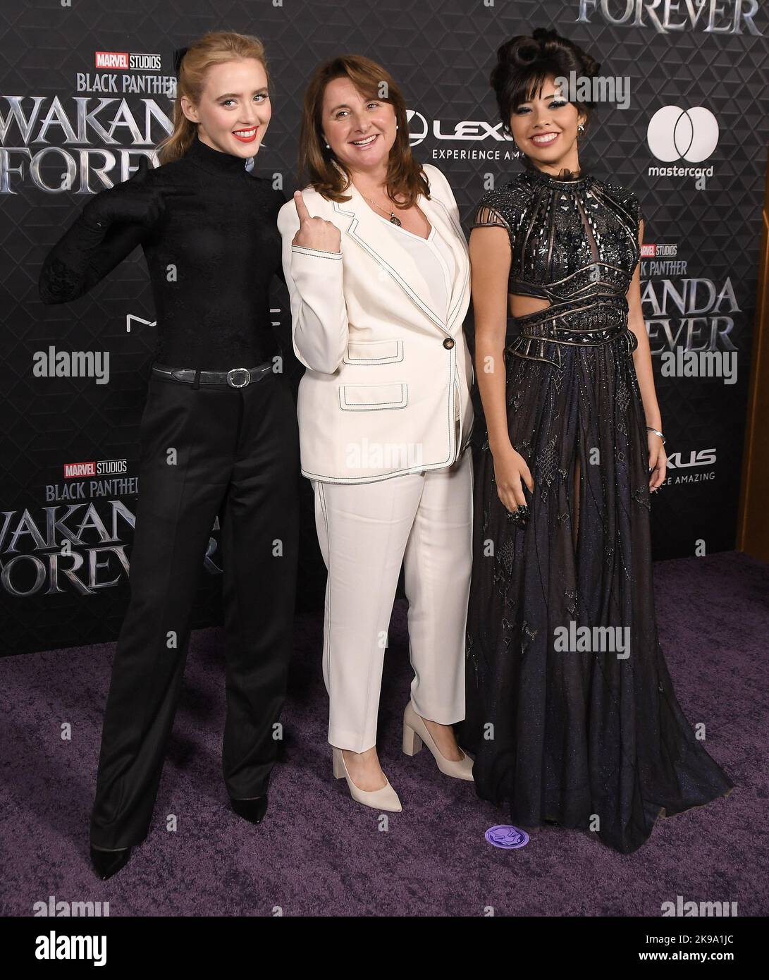 Los Angeles, USA. 26th Oct, 2022. (L-R) Kathryn Newton, President of