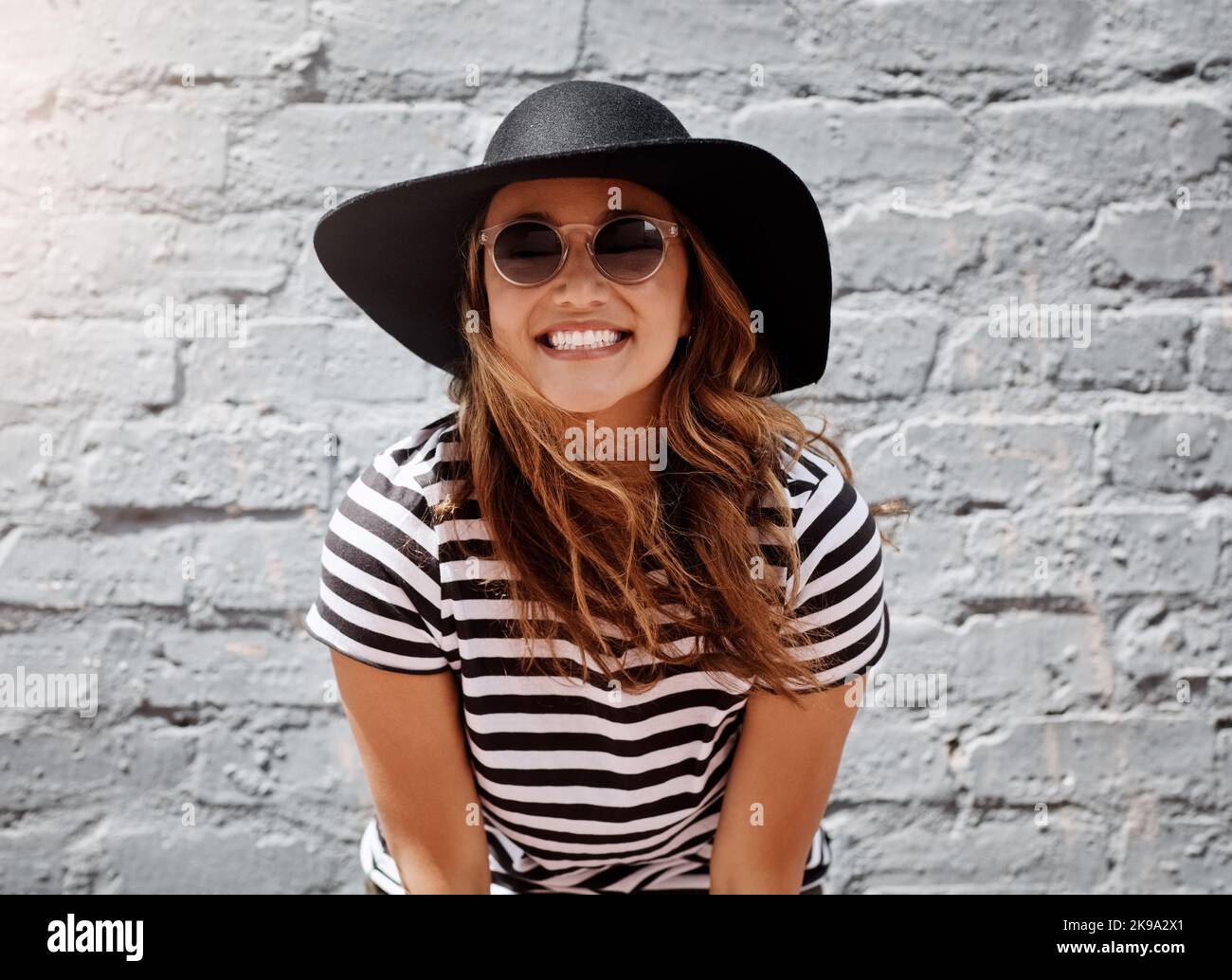 Shes the coolest girl in the city portrait of an attractive young
