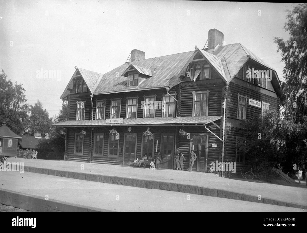 The station house. The only thing of its kind because the timbered