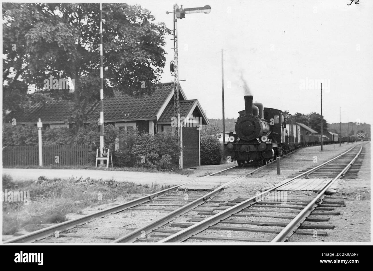 Trains In 1920 Freight trains drawn by the 22 steam locomotive state railways, SJ KA ...