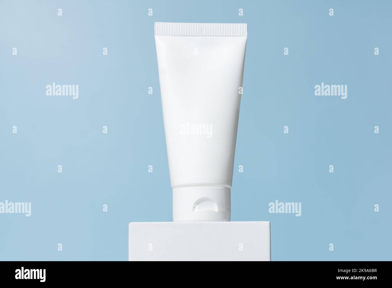 White cosmetic tube mockup. Plastic packaging for cosmetology cream ...