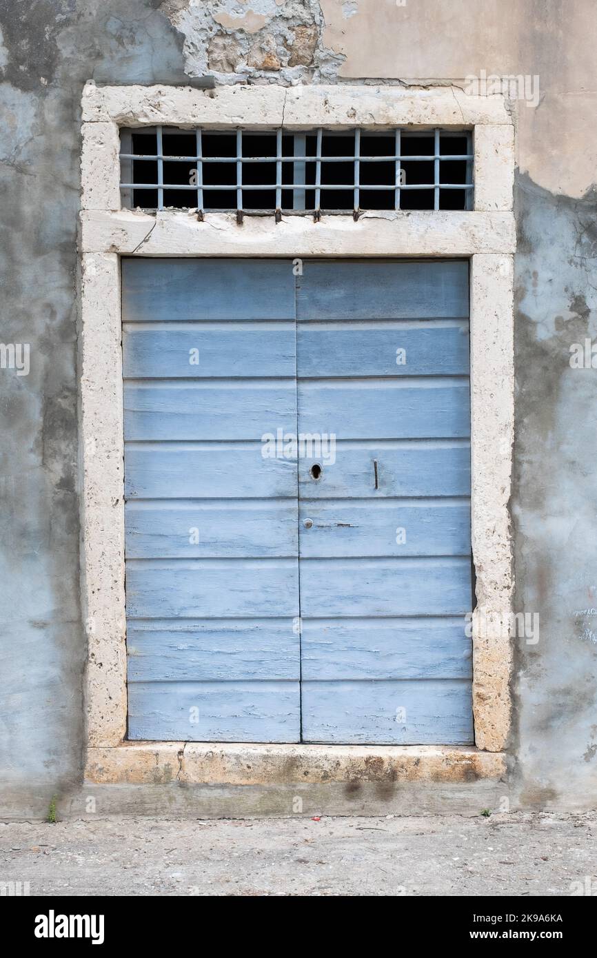 Croatian door Stock Photo