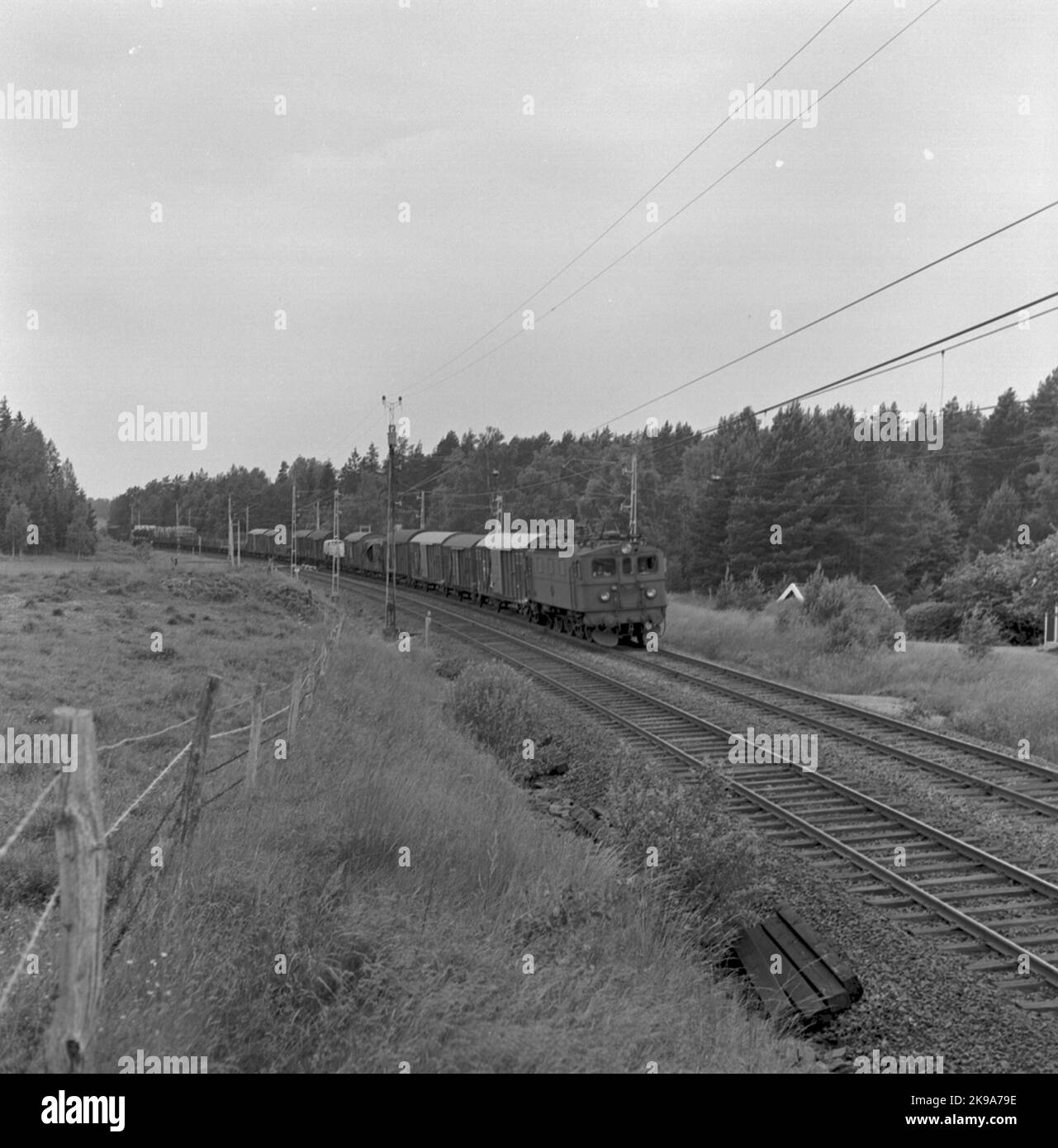 Freight trains with Stock Photo Alamy