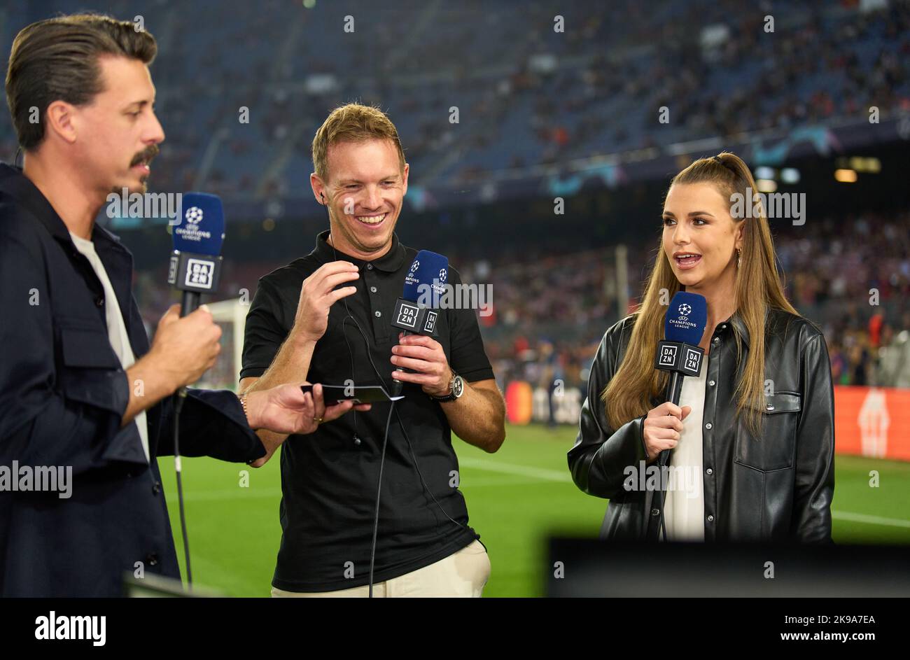 Barcelona, Spain. Oct 26, 2022 Trainer Julian Nagelsmann (FCB), team