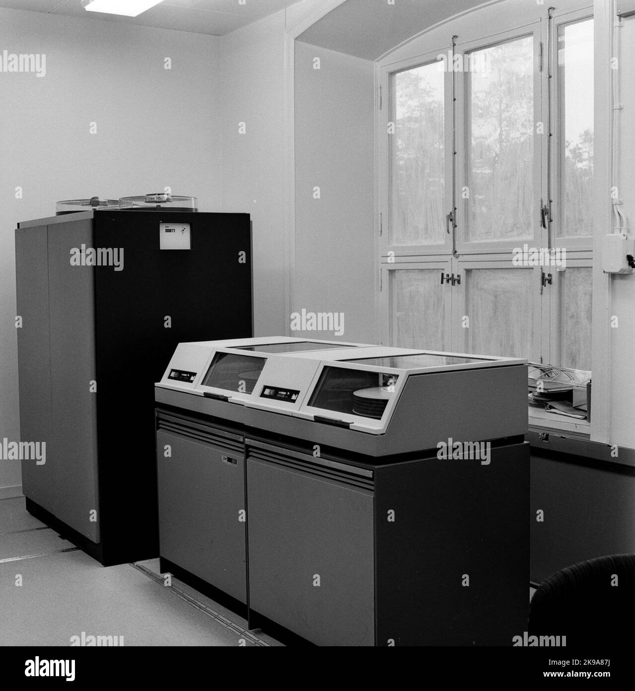 Telecommunications and data facility Stock Photo