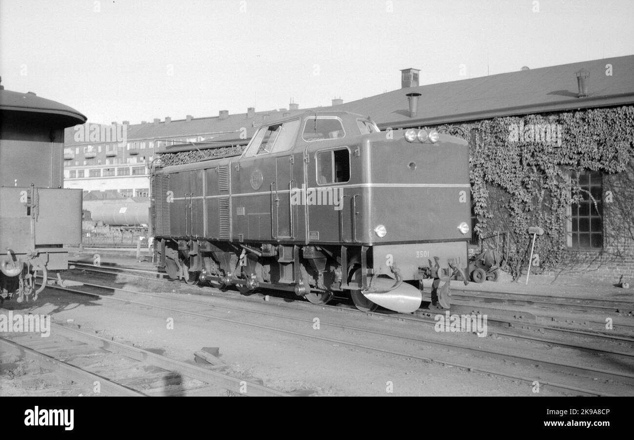 Diesel hydraulic State Railways, SJ TP 3501 Stock Photo Alamy