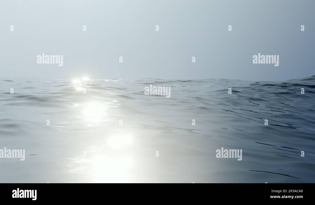 Blue sea surface for background. 3D rendering Stock Photo - Alamy