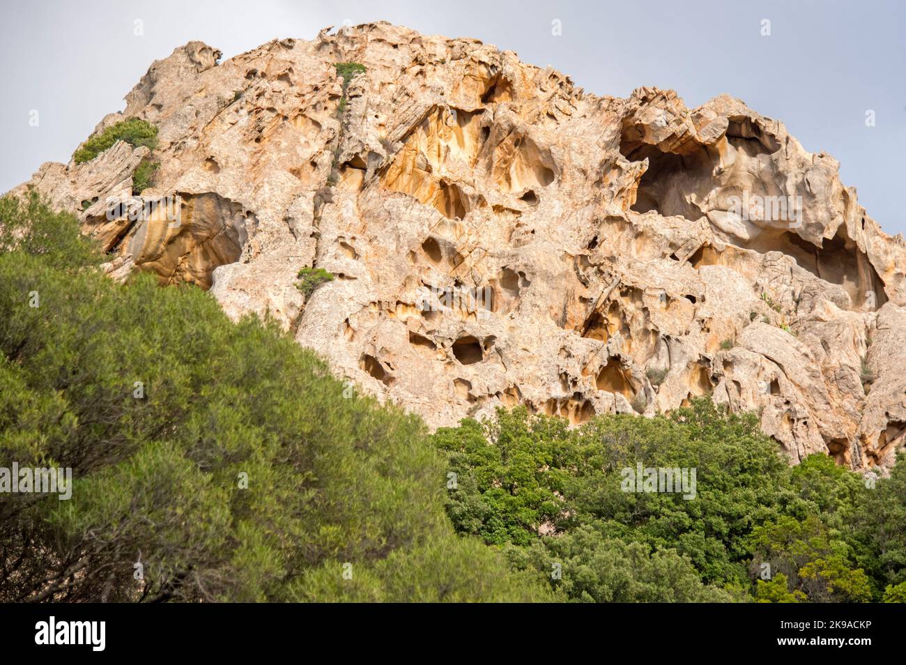 Le rocce di San Pantaleo in Sardegna, sono tra le più affascinanti della regione Stock Photo