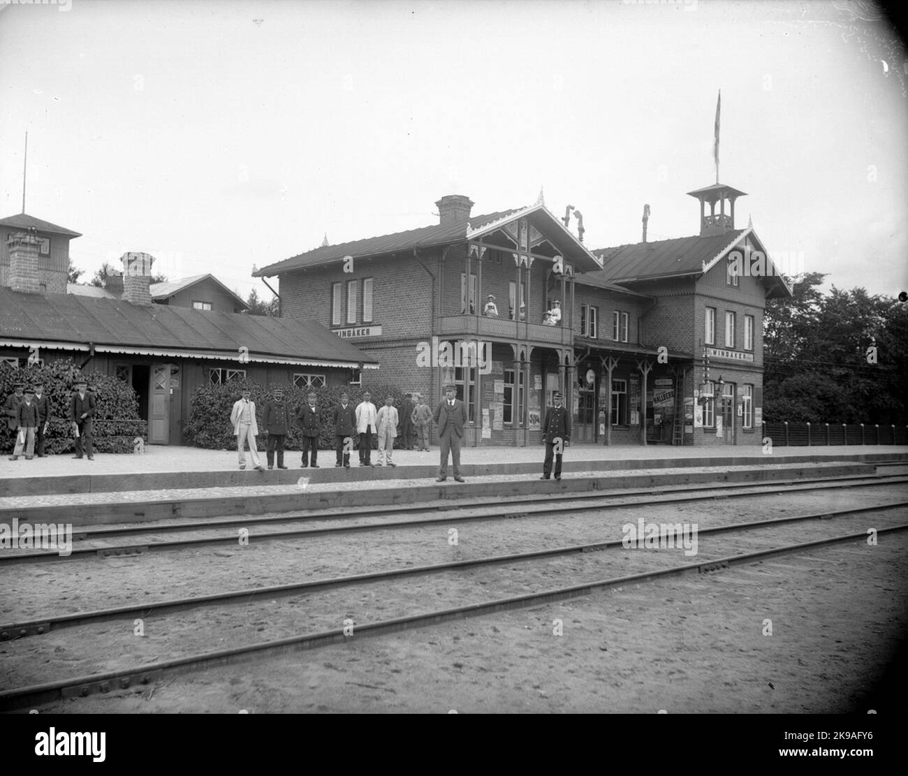 The station was built in 1862. The station house has been modernized in