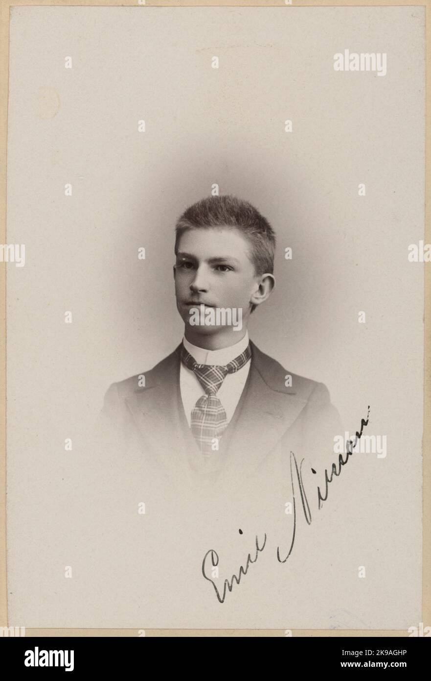 Portrait by Erik Nilsson Stock Photo Alamy