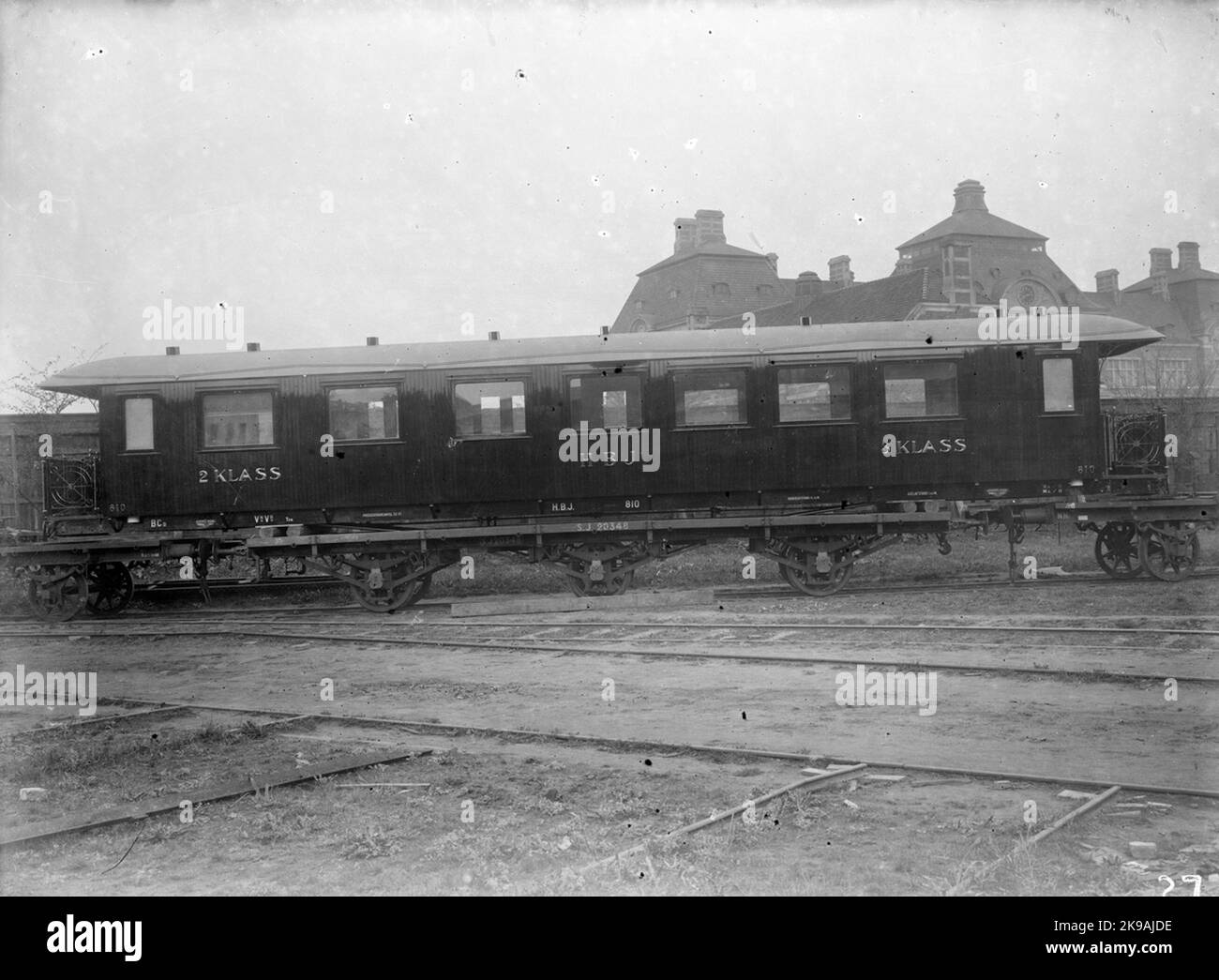 Halmstad-Bolmens Railway, HBJ BCO 810. Kockums. Stock Photo