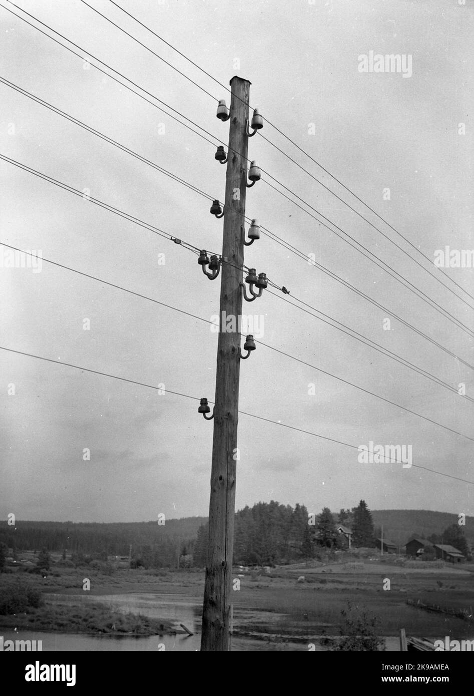 State Railways, SJ Telephone Lines Stock Photo Alamy