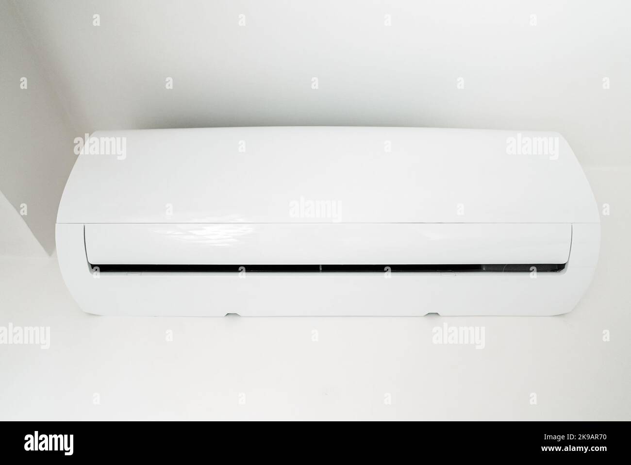 Air conditioner inverter mounted on the wall Stock Photo Alamy