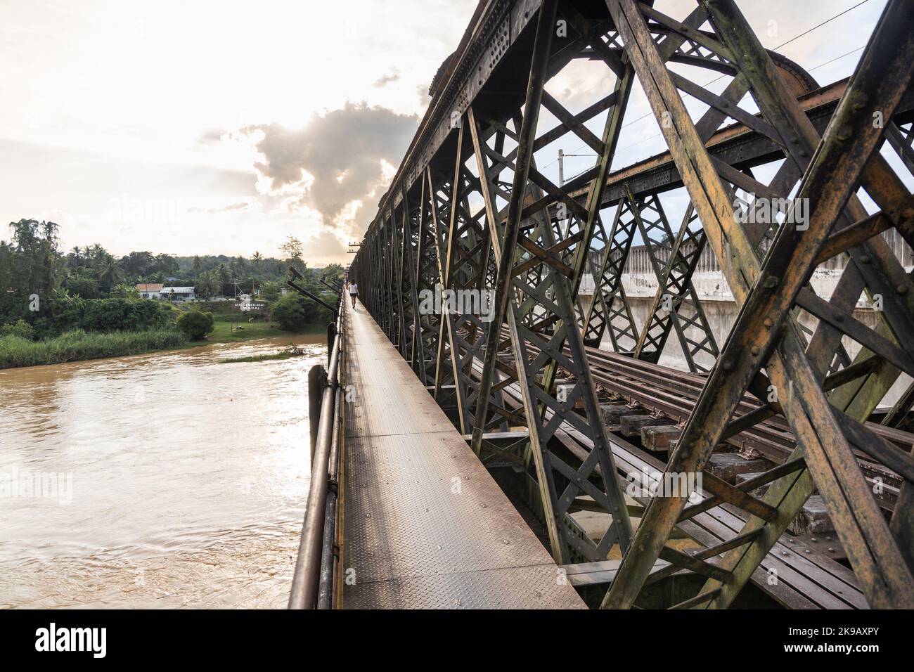 Victoria bridge is one of the oldest railway bridges in Malaysia. Now