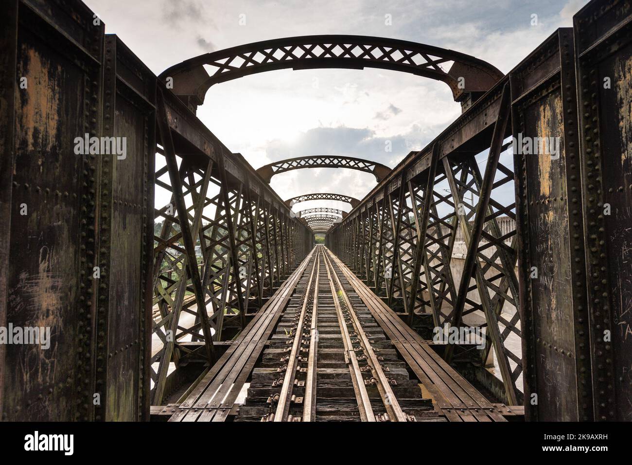Victoria bridge is one of the oldest railway bridges in Malaysia. Now
