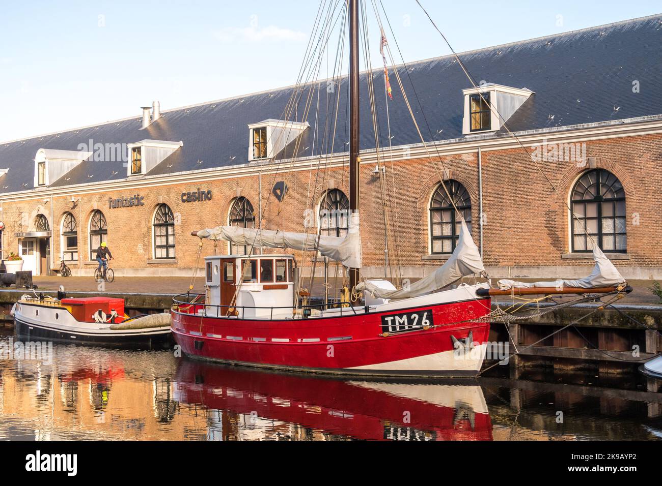 Den Helder, Netherlands. October 2022. Historic ships in the ...