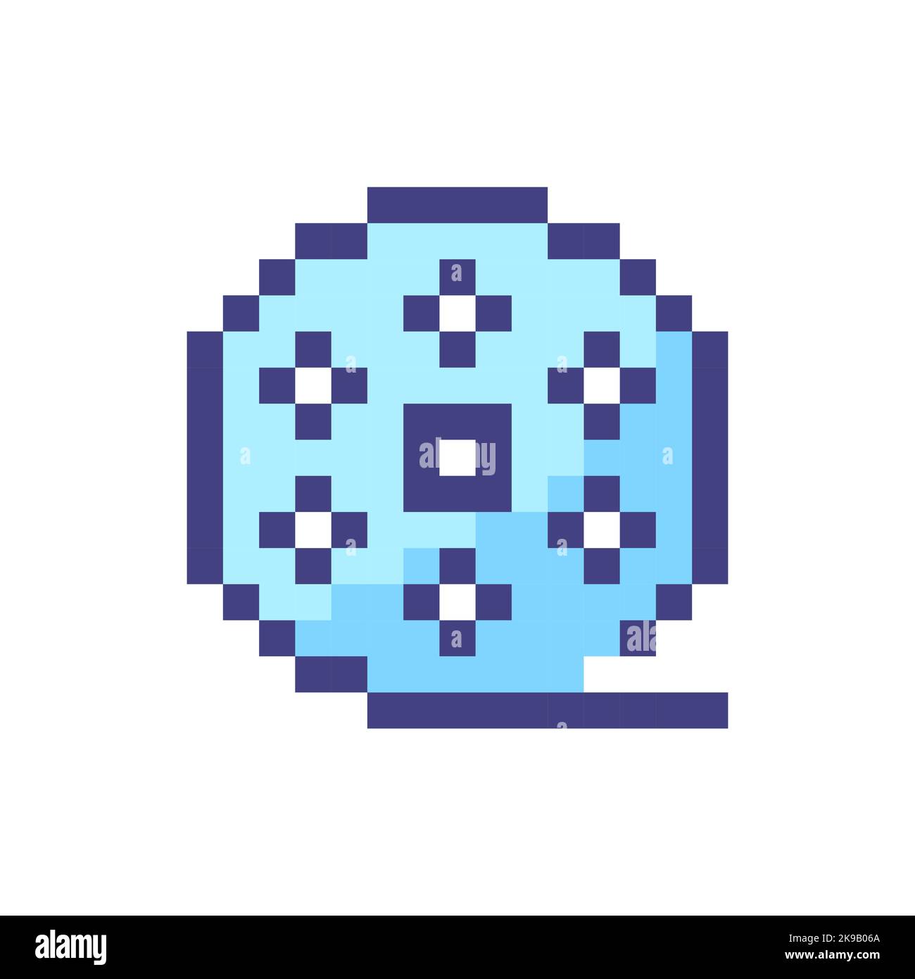 Film reel pixelated RGB color ui icon Stock Vector Image & Art - Alamy