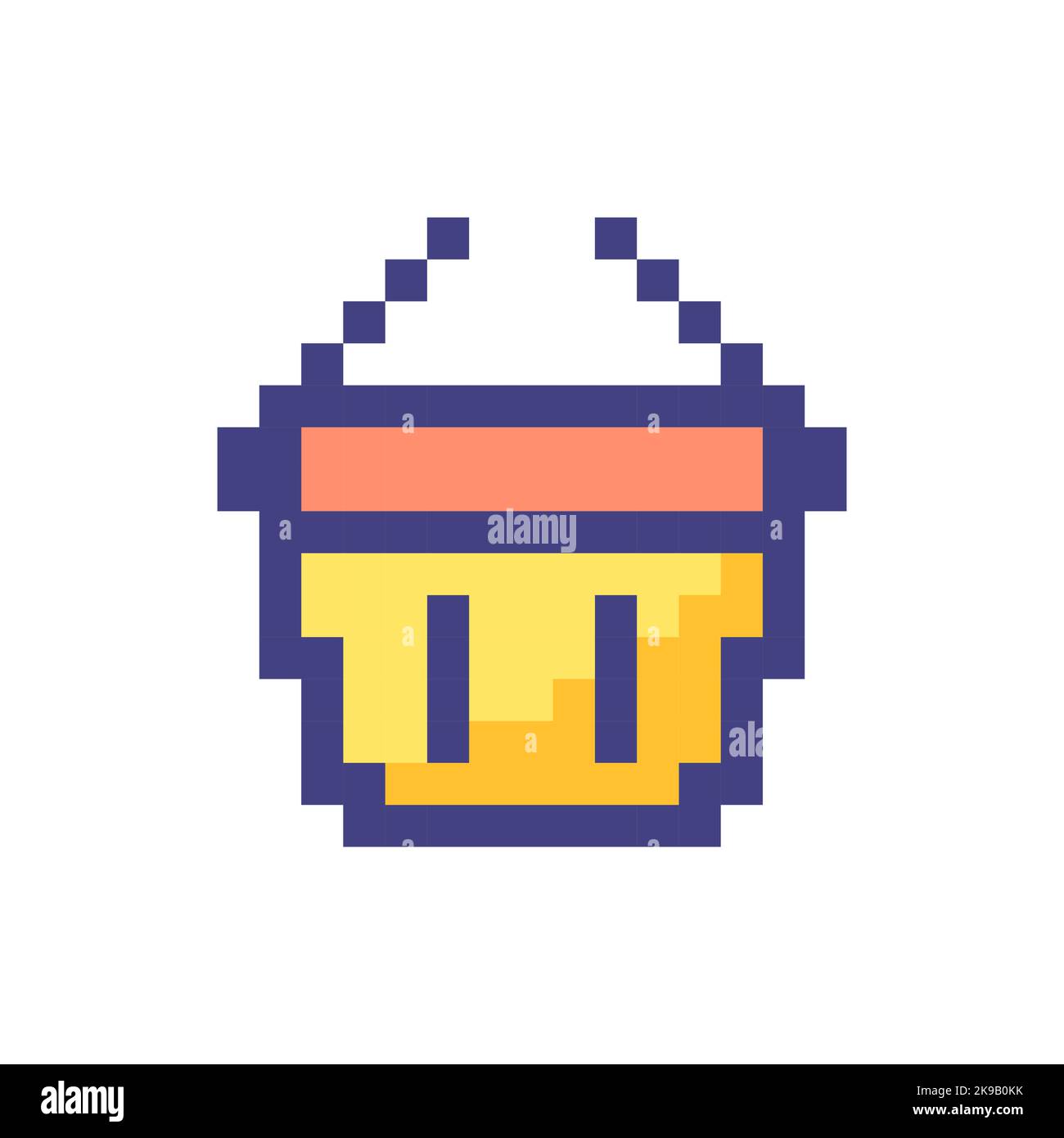 Retro shopping basket Stock Vector Images - Alamy