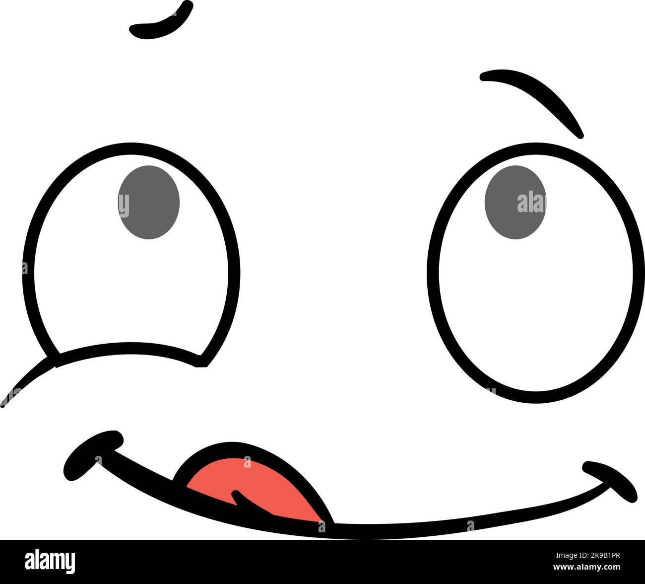 Cartoon face licking lips hi-res stock photography and images - Alamy