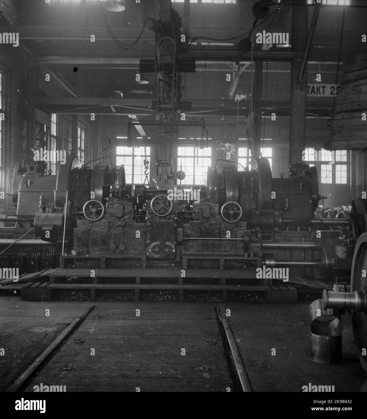 Wheel turning inside the main (1 pair in 20 min Stock Photo