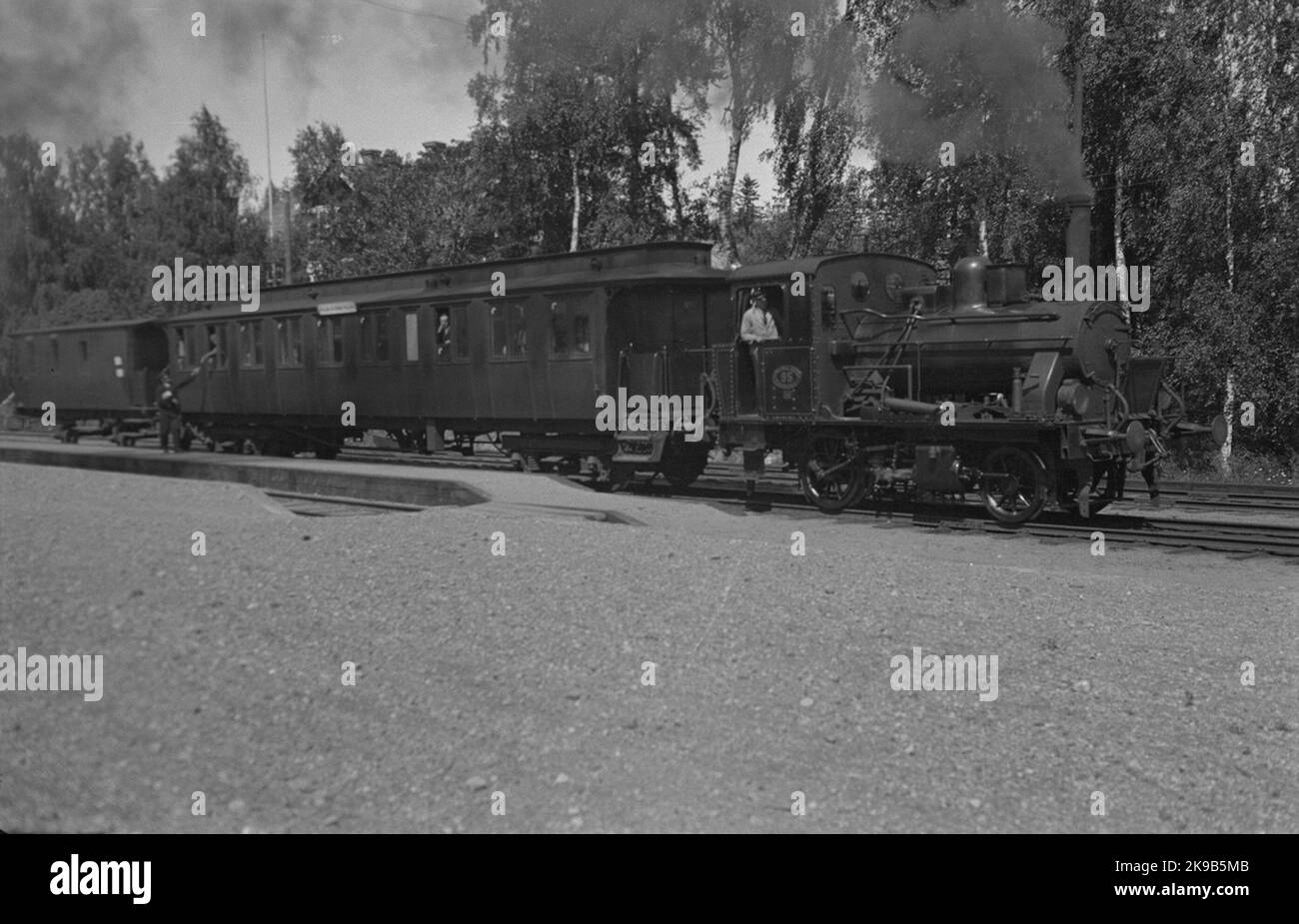 GDJ 95 on the line at Rättvikgdj, Gävle - Dala Railway Stock Photo