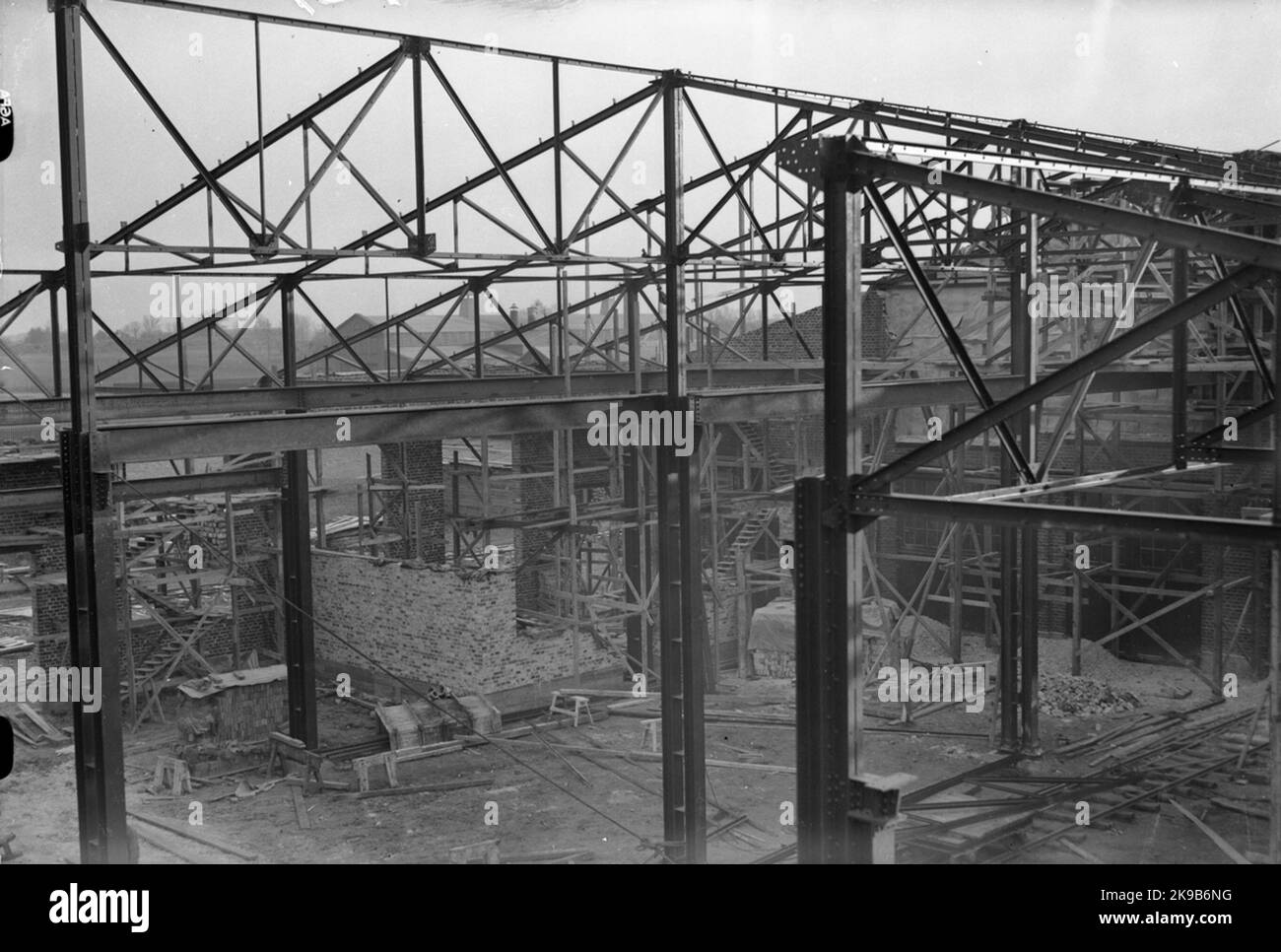 Extension of the sheet metal warehouse Stock Photo Alamy