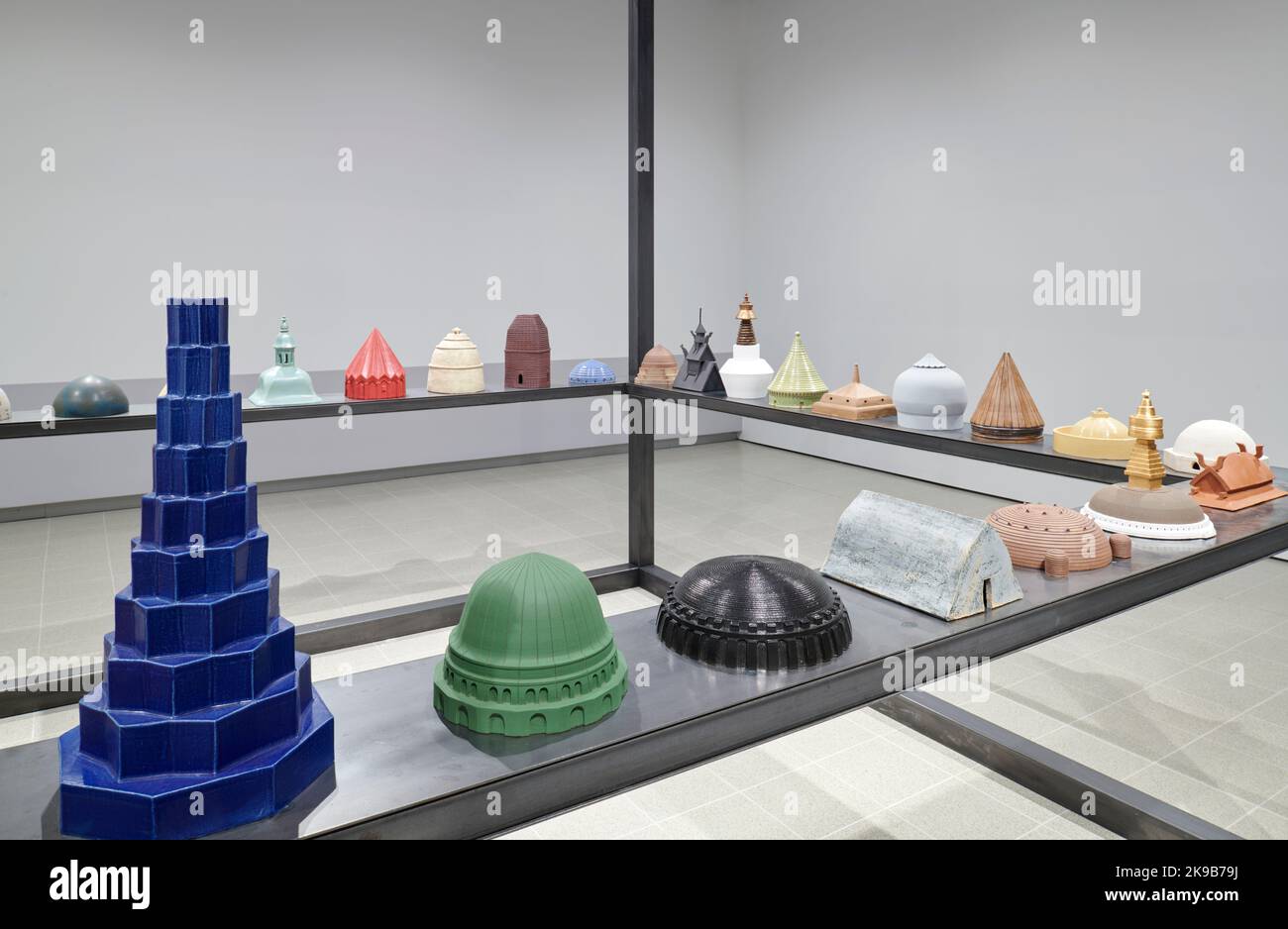Shahpour Pouyan Work at Strange Clay Ceramics in Contemporary Art Exhibition, Hayward Gallery