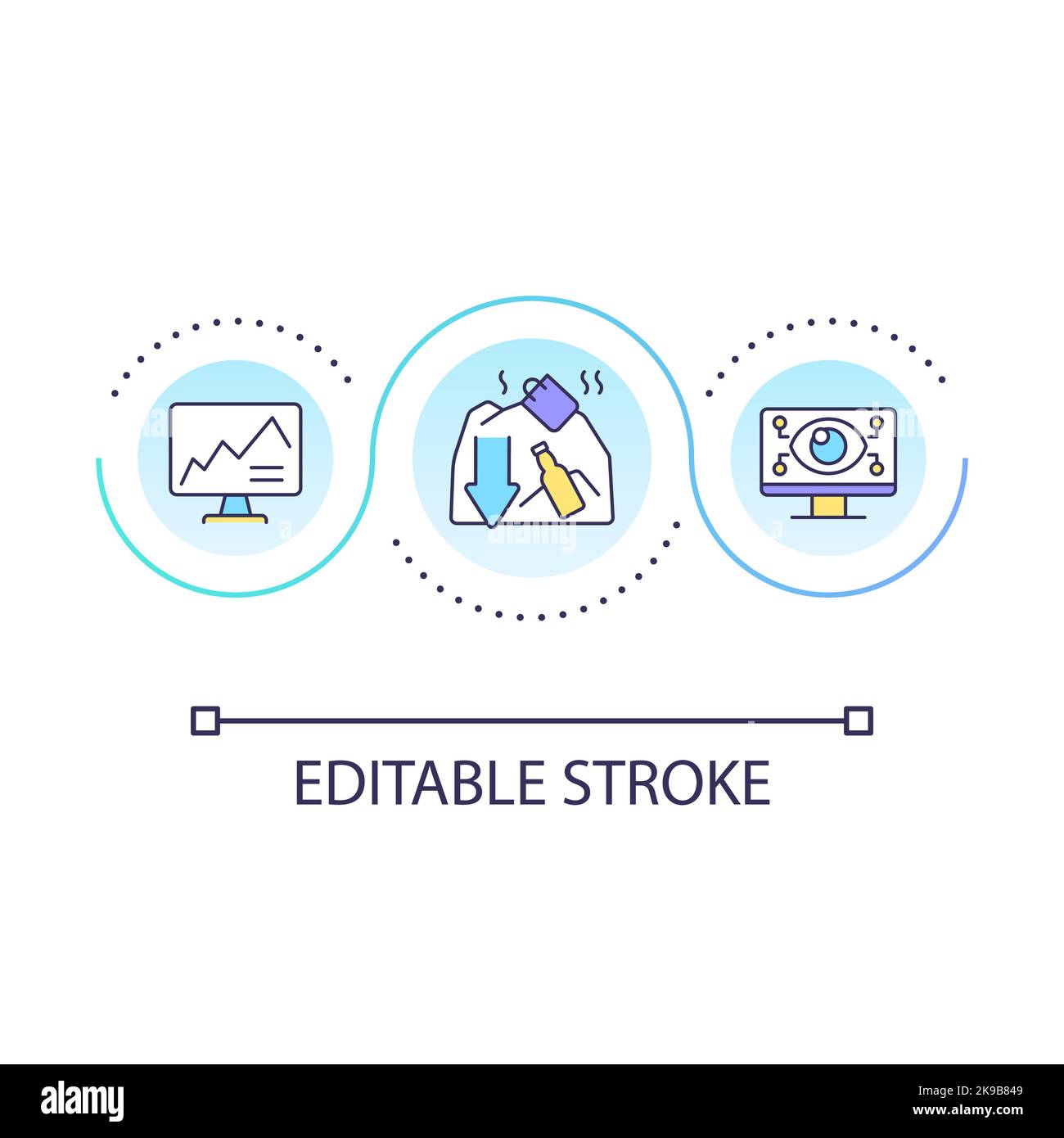 Optimization process loop concept icon Stock Vector Image & Art - Alamy