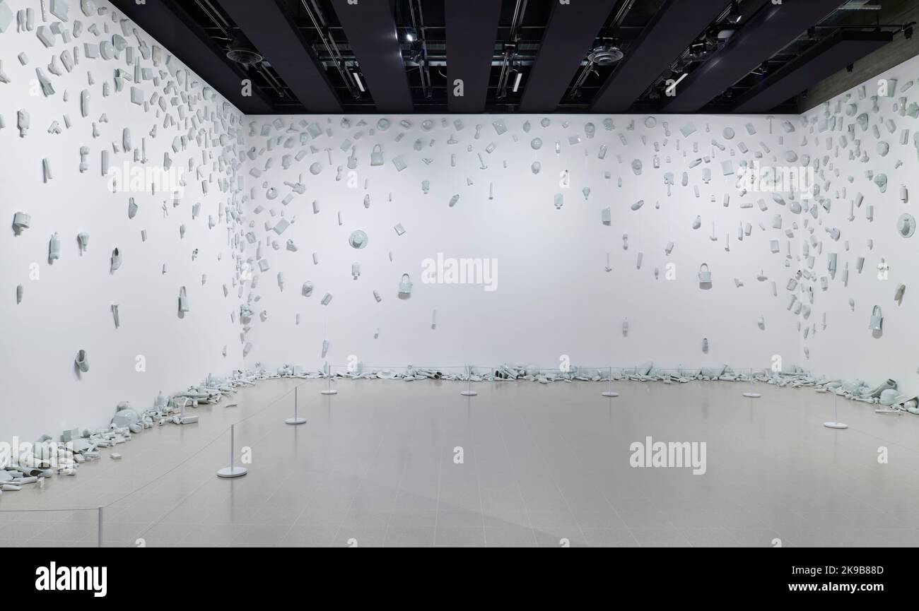Liu Jianhua work at Strange Clay Ceramics in Contemporary Art Exhibition, Hayward Gallery