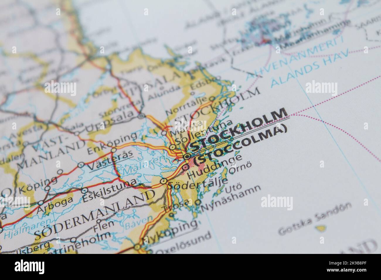 Map of stockholm hi-res stock photography and images - Alamy