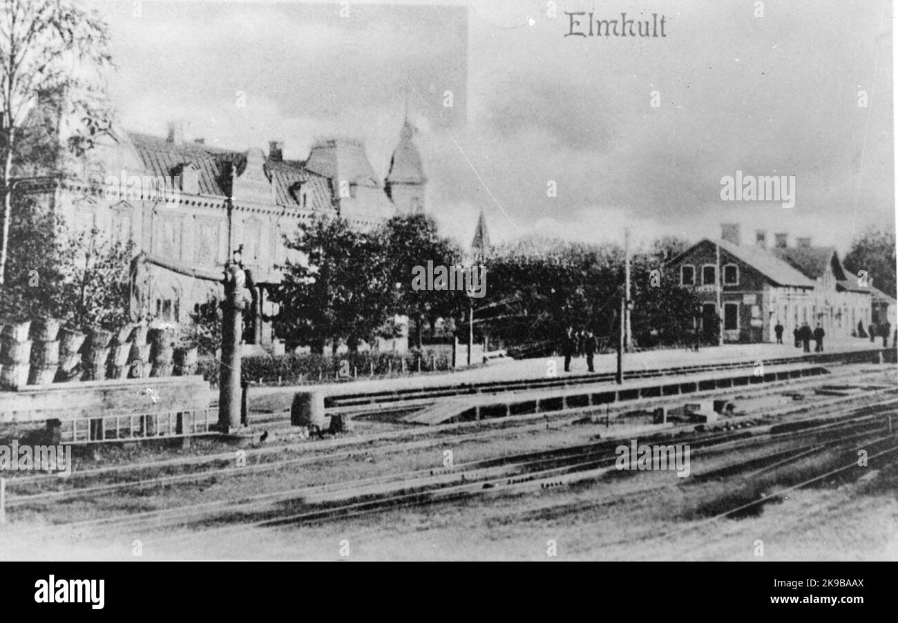 The station was built in 1862. The station house in wood of the ...