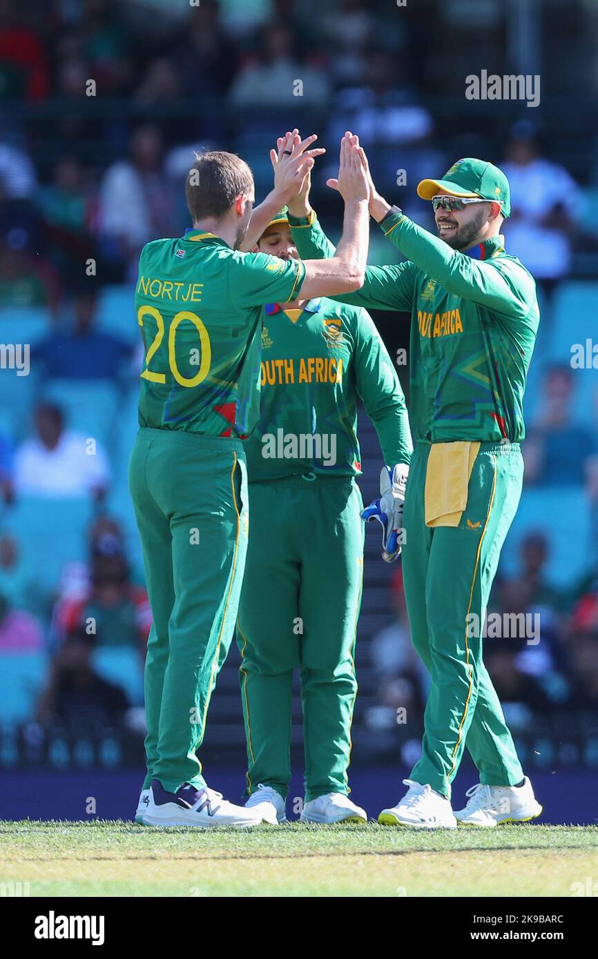 Sydney Cricket Ground, NSW, Austraila. 27th Oct, 2022. T20