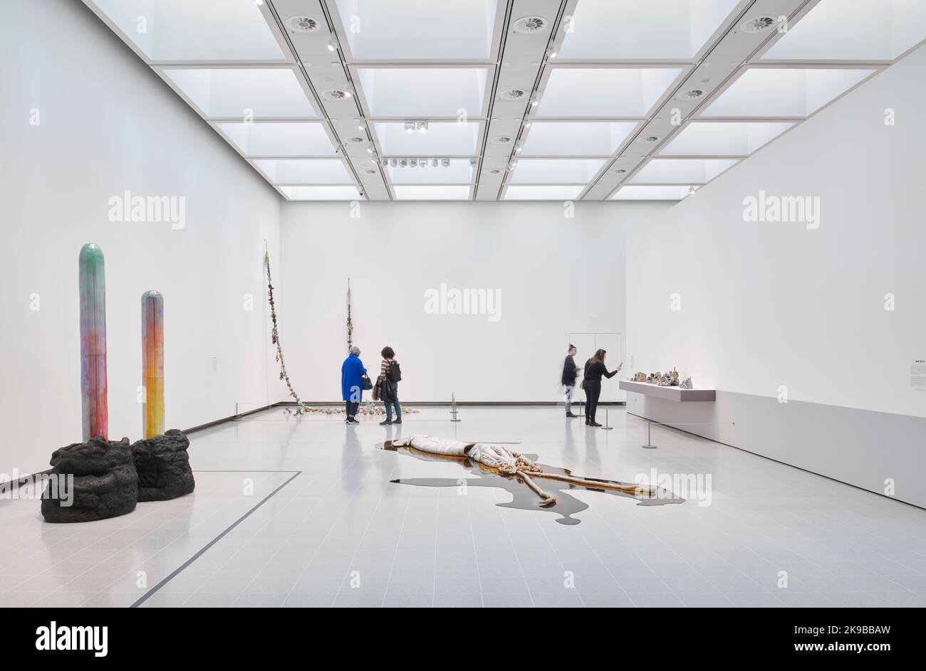 Installation View of Strange Clay Ceramics in Contemporary Art Exhibition, Hayward Gallery