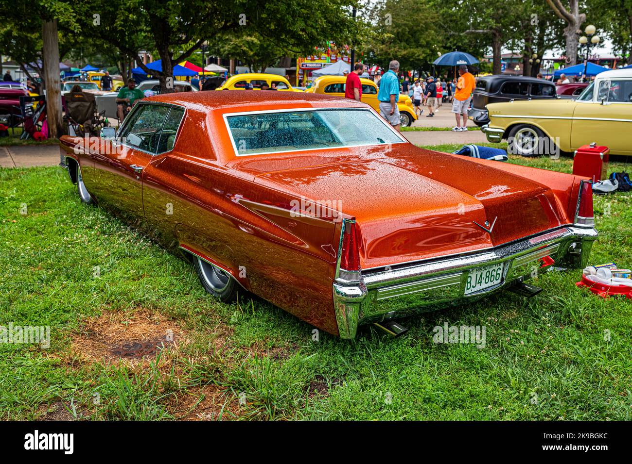 Des Moines, IA July 01, 2022 High perspective rear corner view of a