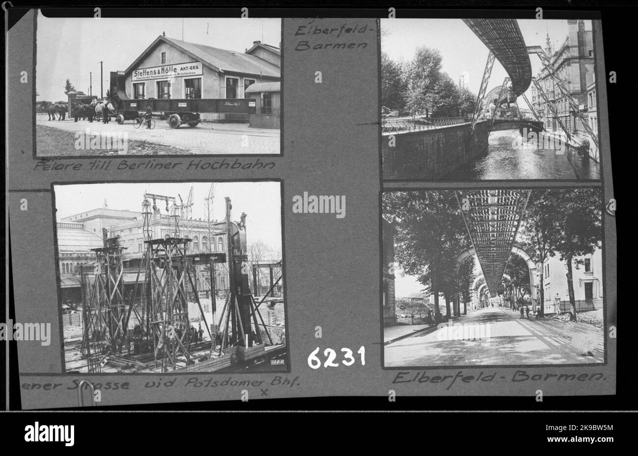 Berlin Hochbahn / ElberfeldBarmen Stock Photo Alamy