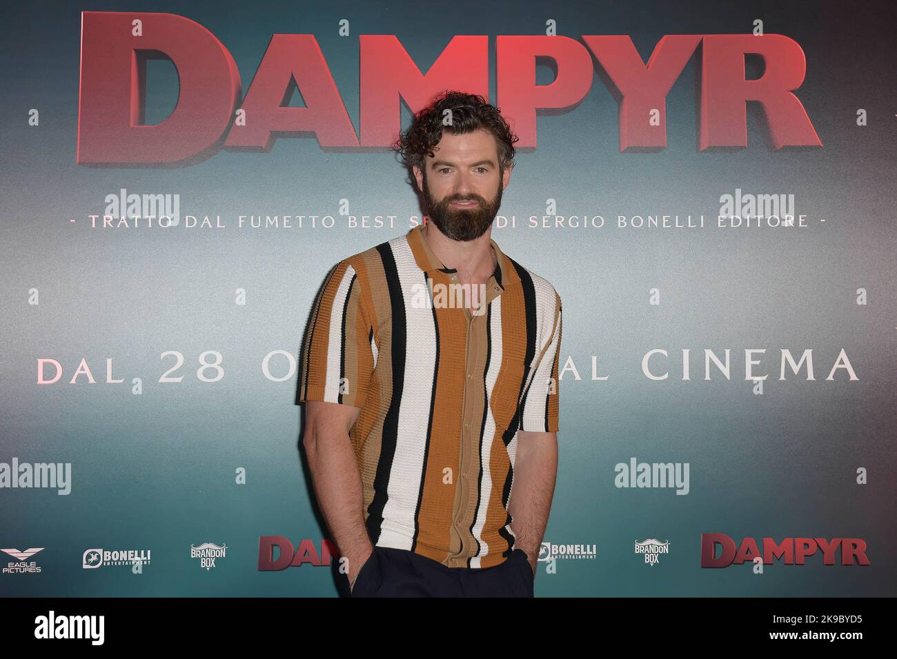 Rome, Italy. 27th Oct, 2022. Stuart Martin attends at the photocall of the movie 'Dumpyr' at the Barberini multisala cinema at Piazza Barberini. (Photo by Mario Cartelli/SOPA Images/Sipa USA) Credit: Sipa USA/Alamy Live News Stock Photo