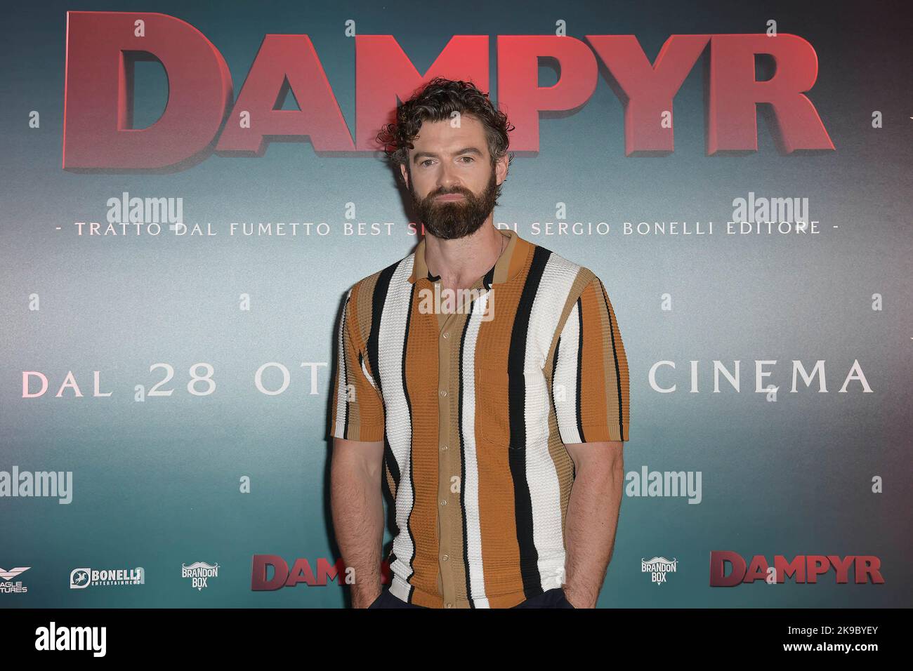 Rome, Italy. 27th Oct, 2022. Stuart Martin attends at the photocall of the movie 'Dumpyr' at the Barberini multisala cinema at Piazza Barberini. (Photo by Mario Cartelli/SOPA Images/Sipa USA) Credit: Sipa USA/Alamy Live News Stock Photo
