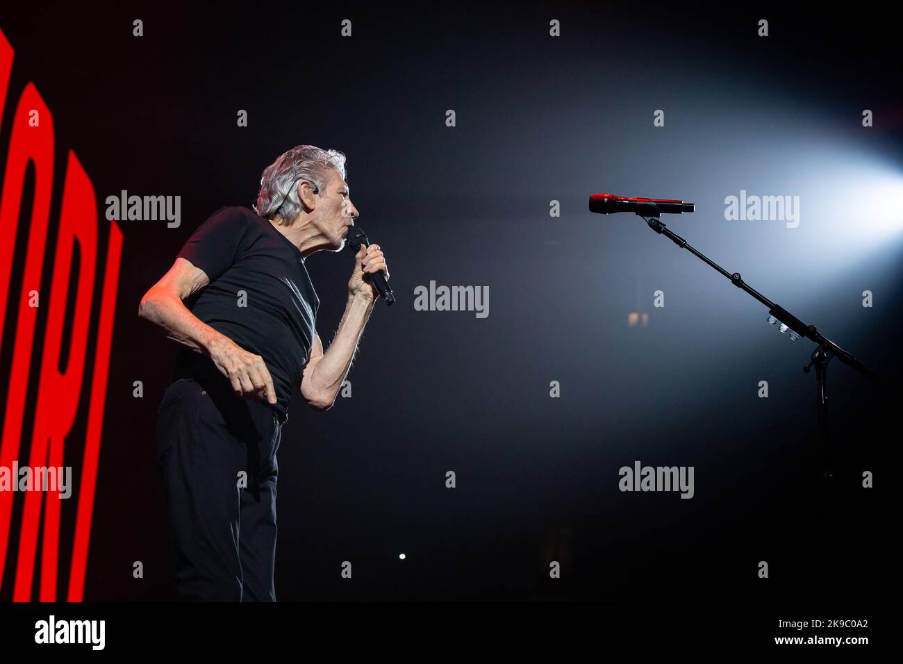 Musician Roger Waters of Pink Floyd performing at Rogers Arena in Vancouver, BC, Canada on September 15th 2022 Stock Photo