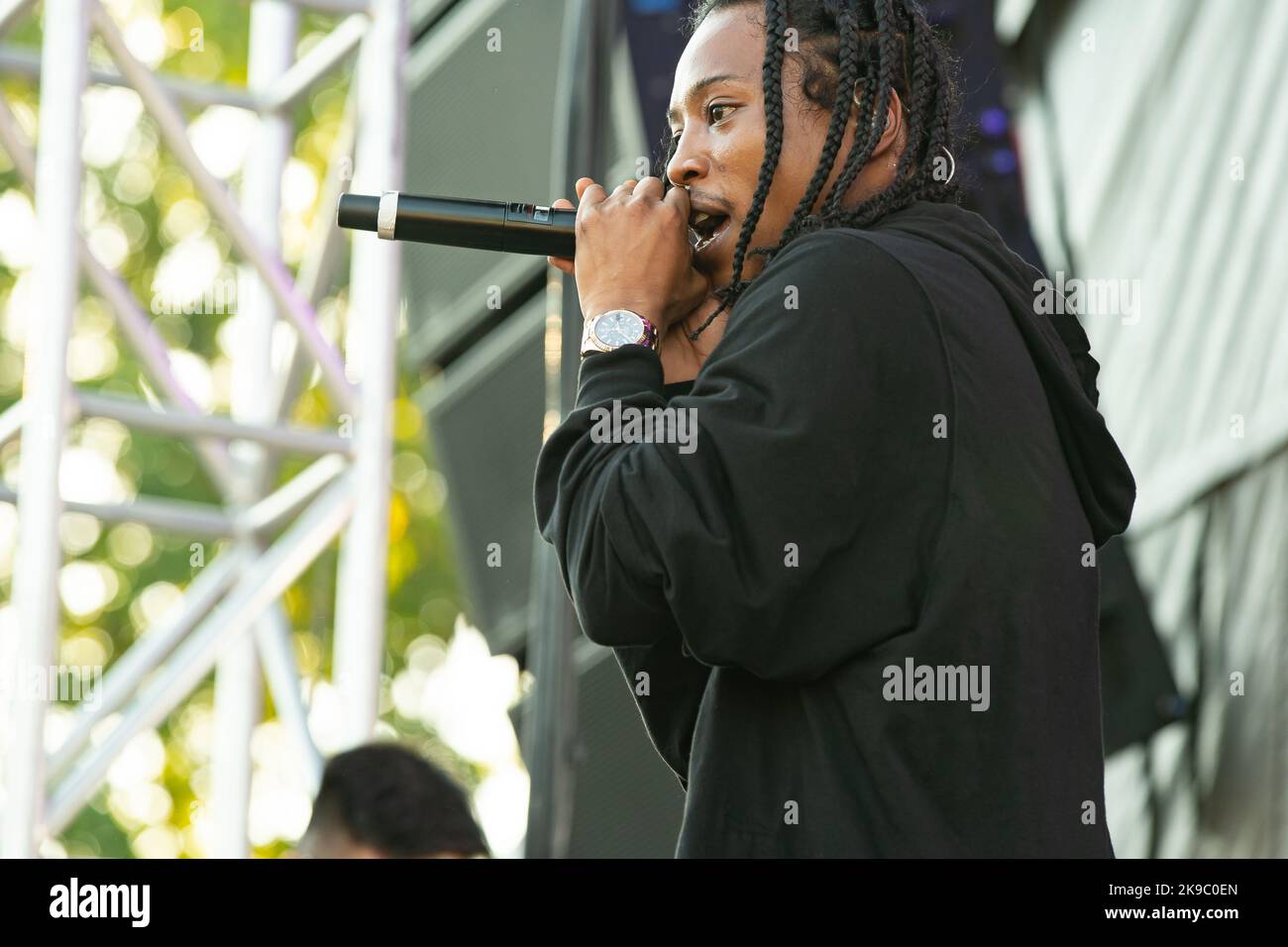 Rapper Pressa performing at Breakout Festival at the PNE Amphitheatre in  Vancouver, BC, Canada on September 18th 2022 Stock Photo - Alamy