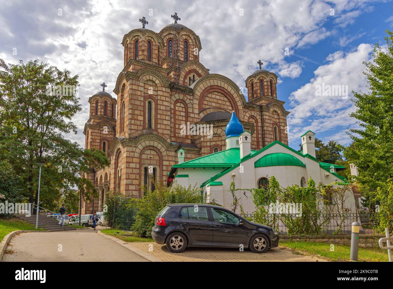 Belgrade Serbia October 01 2022 Serbian Church Saint Marks And 