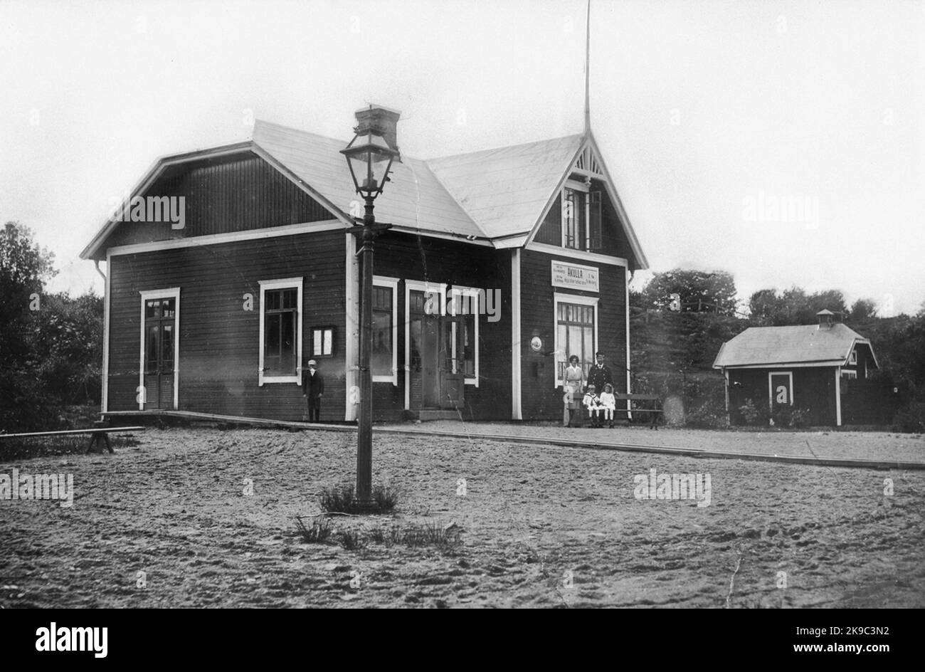 Varberg - Ätrans Railway. Wbäj. Stock Photo