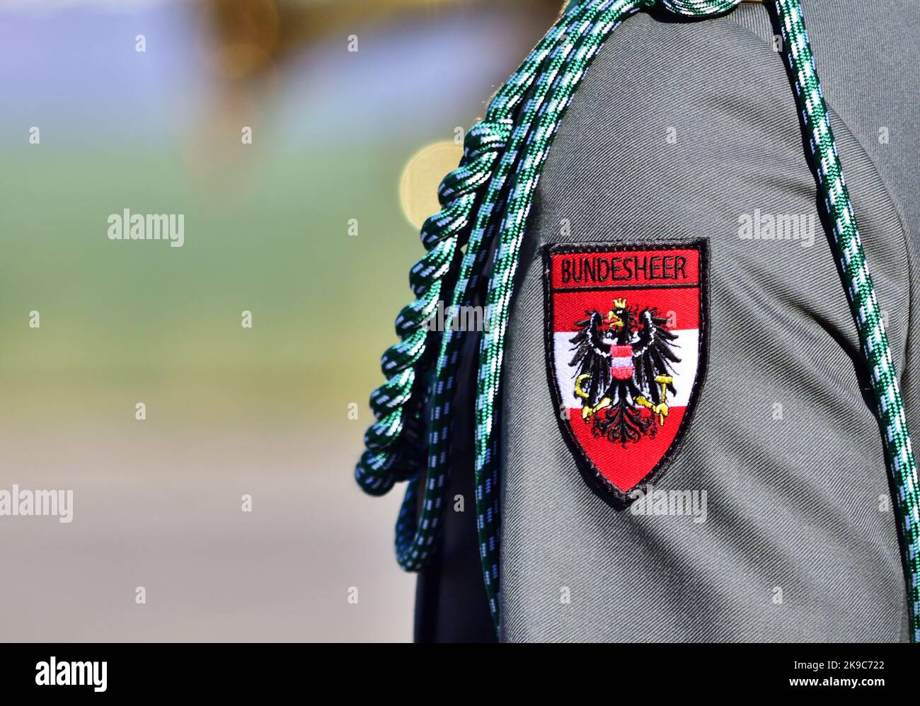 Coat of arms of the Austrian Armed Forces, close up Stock Photo Alamy