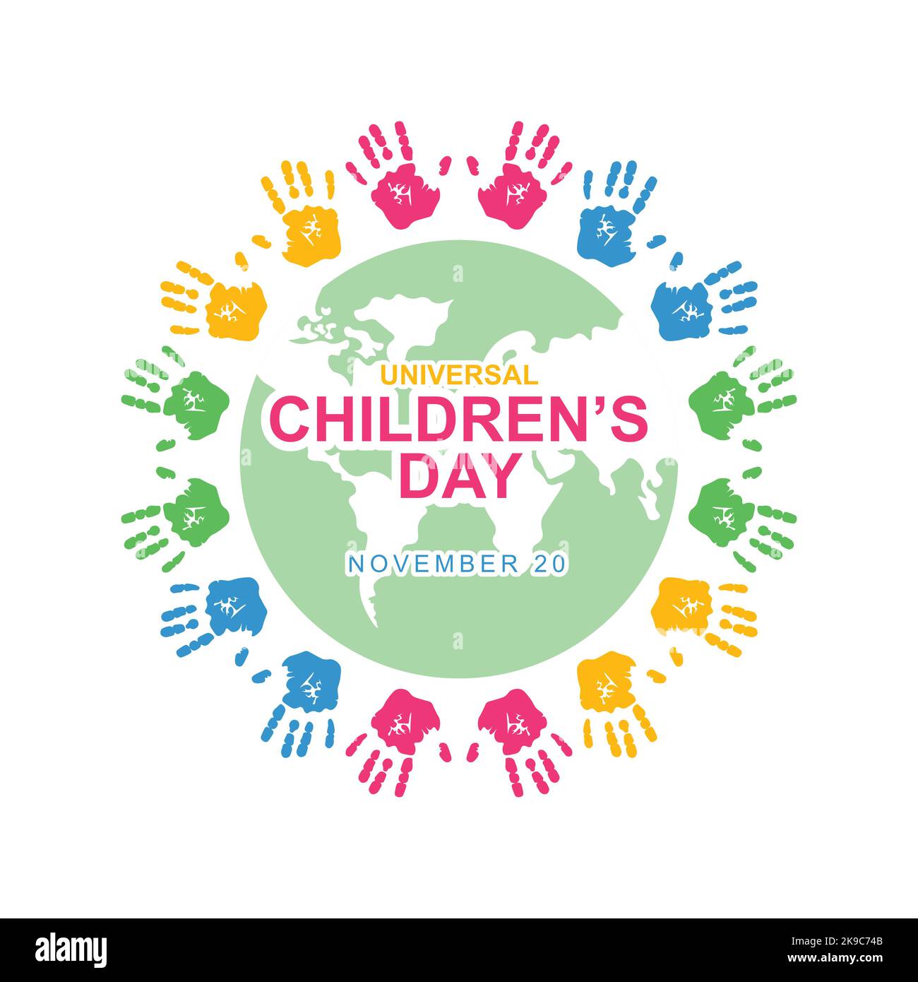 Universal childrens day background Stock Vector Image & Art Alamy